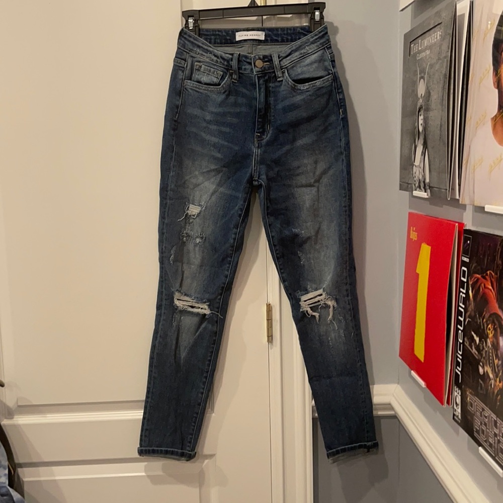 Flying monkey brand ripped jeans